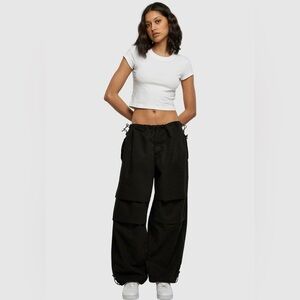 PacSun Parachute pants Black Cargo Pants